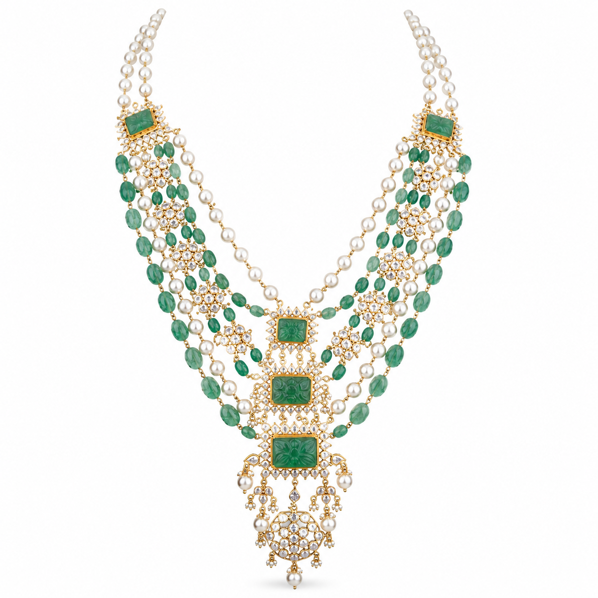 Semi Precious Beaded Necklace