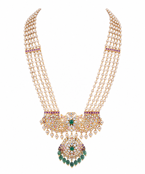 Semi Precious Long Necklace