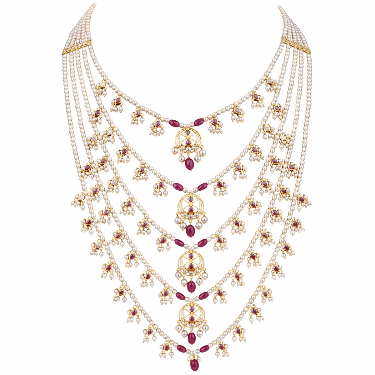 Semi Precious Beaded Necklace