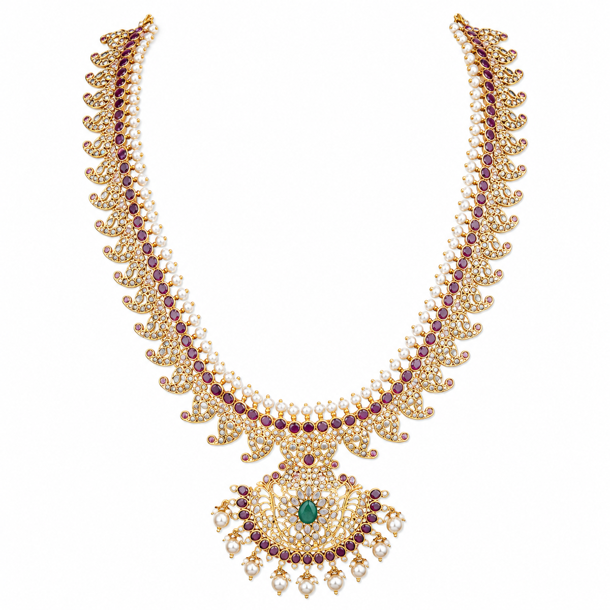 Semi Precious Long Necklace
