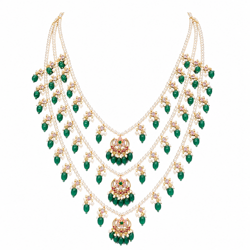 Semi Precious Long Necklace