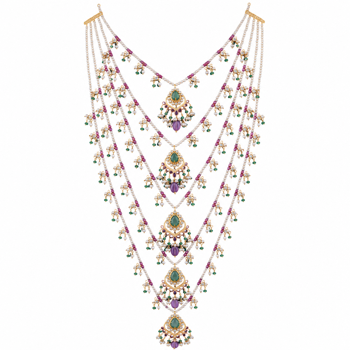 Semi Precious Long Necklace
