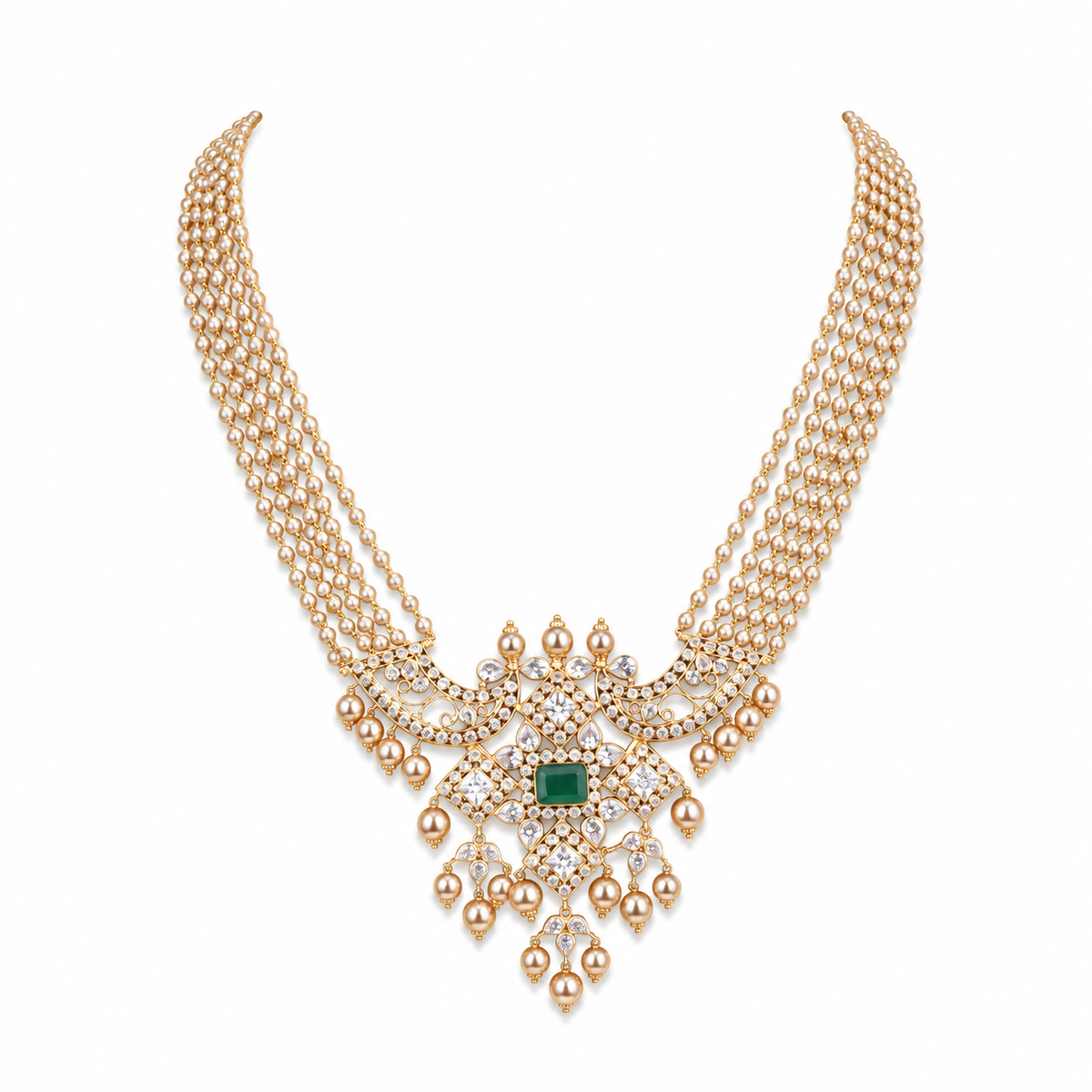 Semi Precious Long Necklace