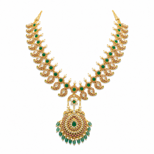 Semi Precious Long Necklace