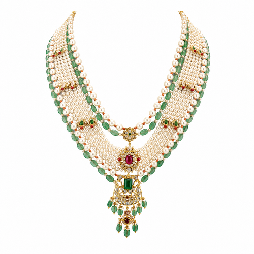 Semi Precious Long Necklace