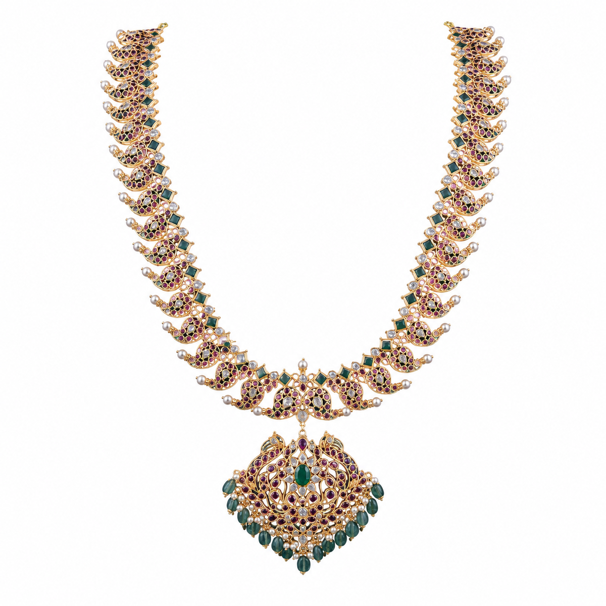 Semi Precious Long Necklace