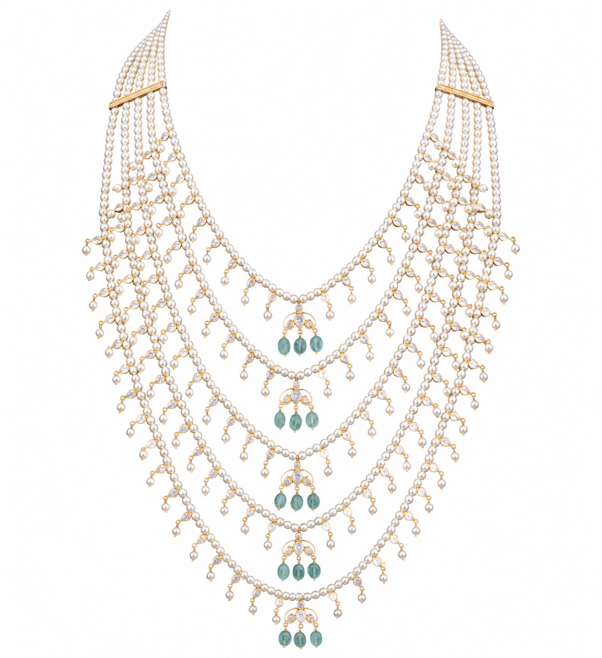 Semi Precious Beaded Necklace