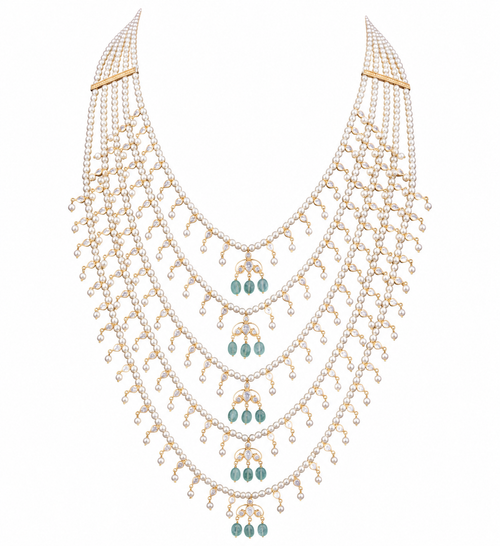 Indulekha 22KT Gold Beaded Necklace