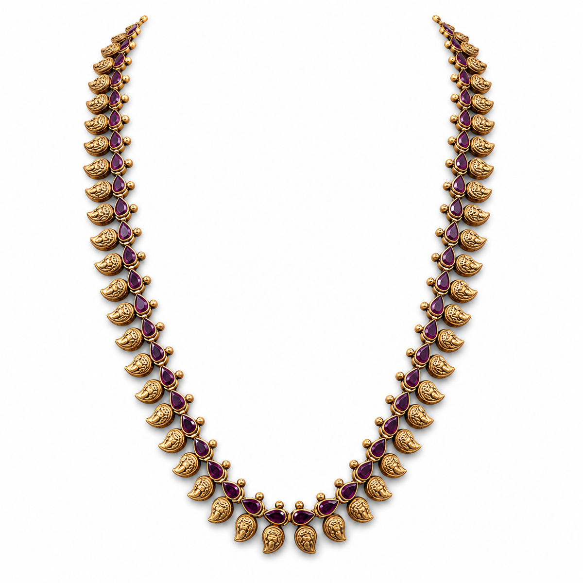 Semi Precious Long Necklace