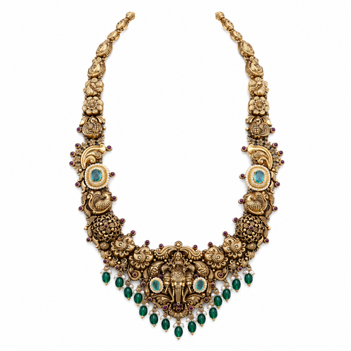 Semi Precious Long Necklace