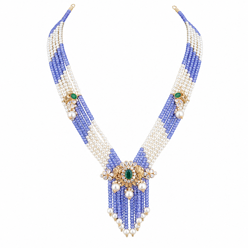 Semi Precious Beaded Necklace