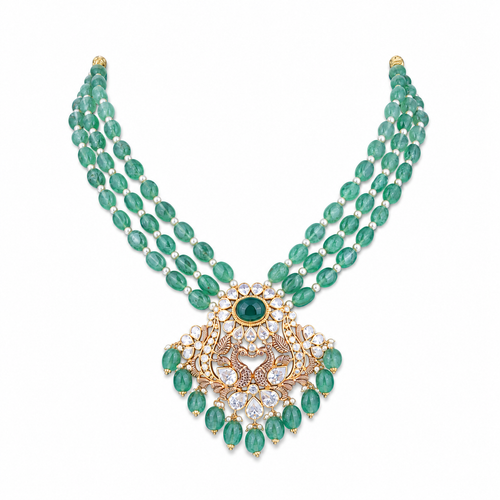 Semi Precious Beaded Necklace
