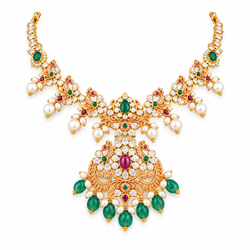 Maitri 22KT Gold Antique Necklace