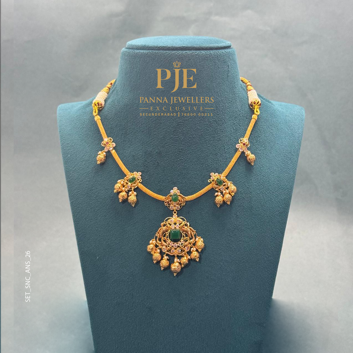 Semi Precious Short Necklace