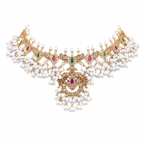 Semi Precious Short Necklace