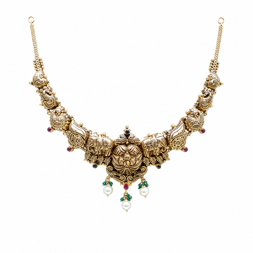 Semi Precious Short Necklace