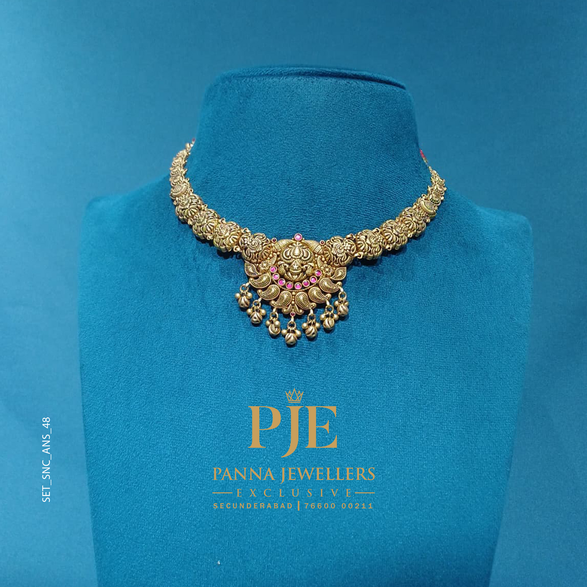 Semi Precious Short Necklace