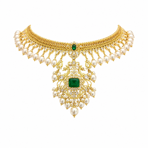 Semi Precious Short Necklace