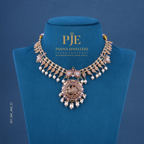 Semi Precious Short Necklace