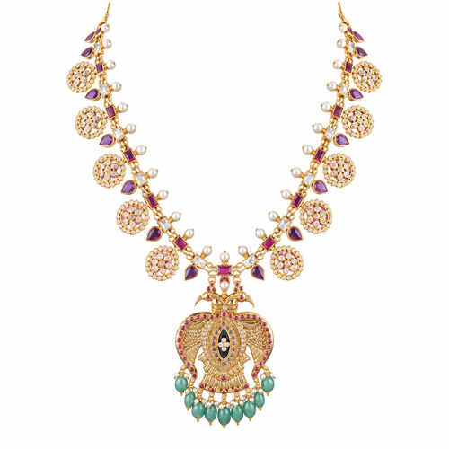 Semi Precious Short Necklace