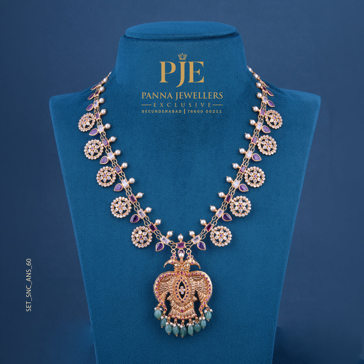 Semi Precious Short Necklace