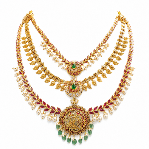 Semi Precious Long Necklace