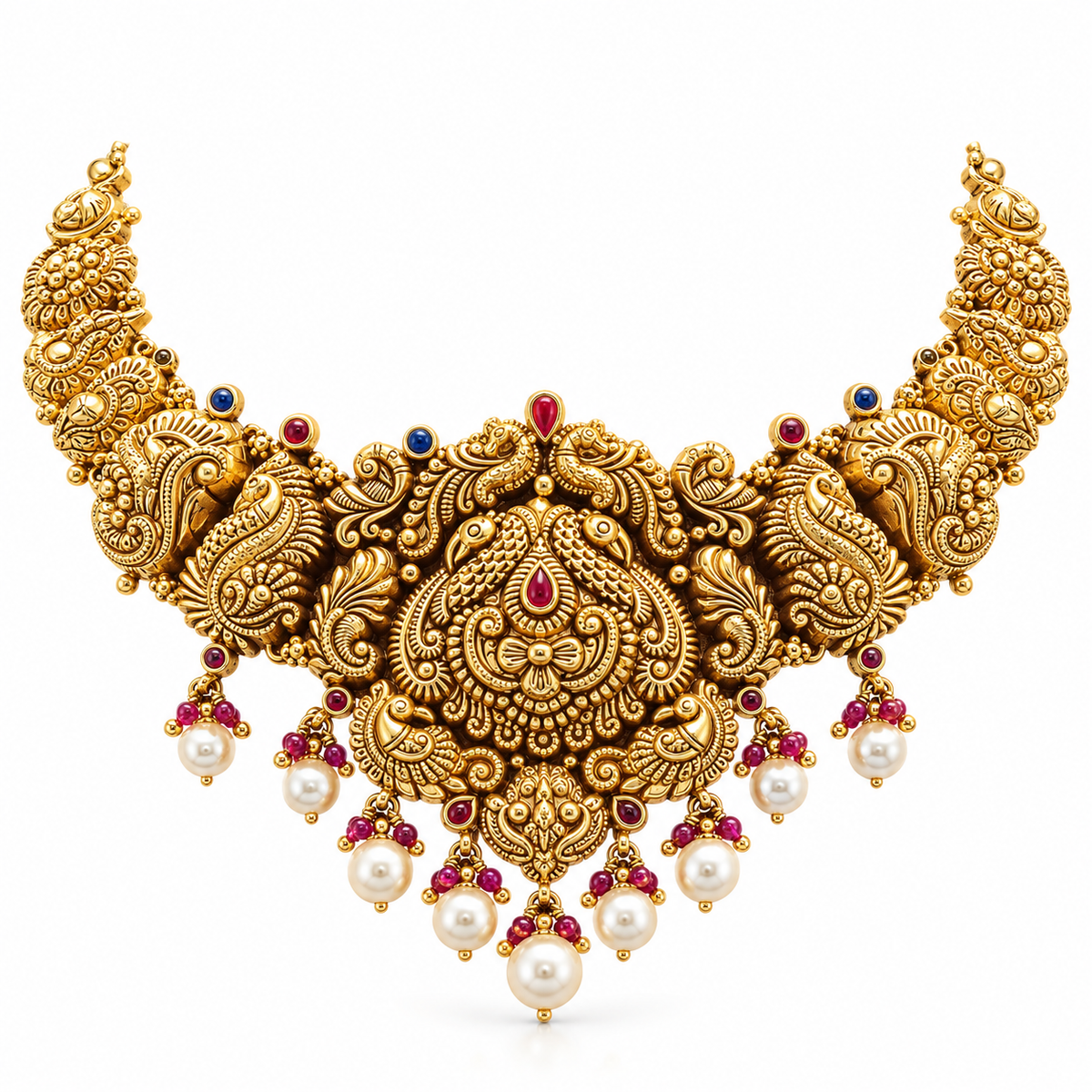 Semi Precious Short Necklace