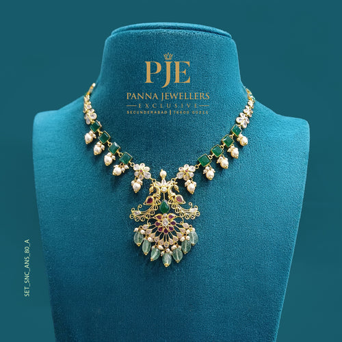 Semi Precious Short Necklace