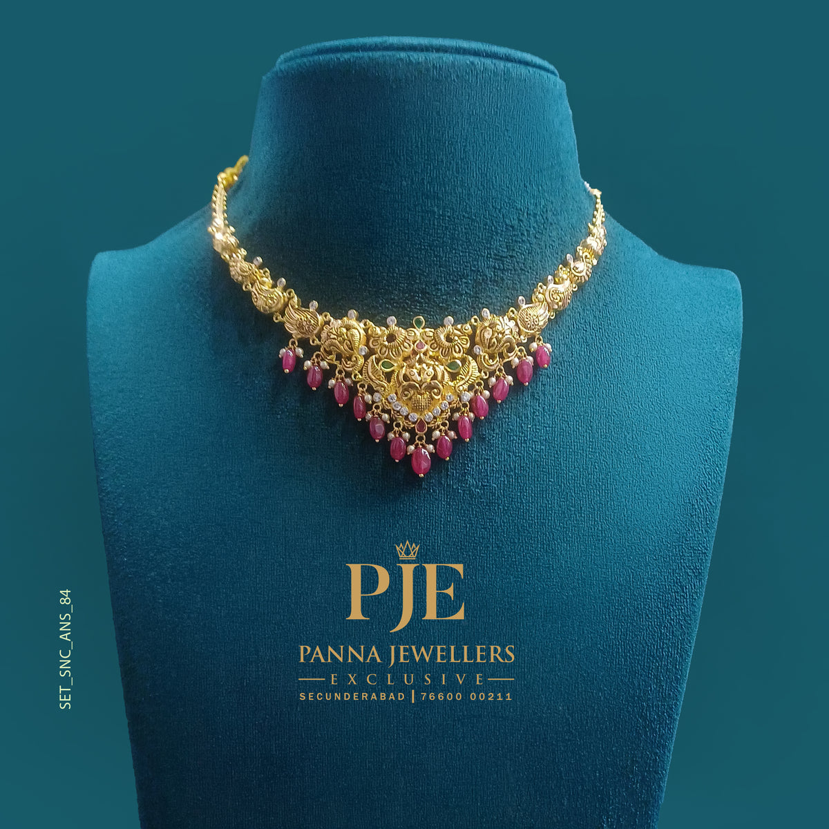 Semi Precious Short Necklace