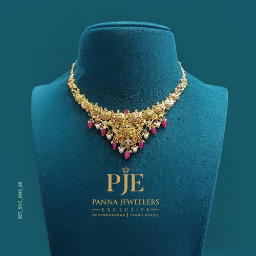 Semi Precious Short Necklace