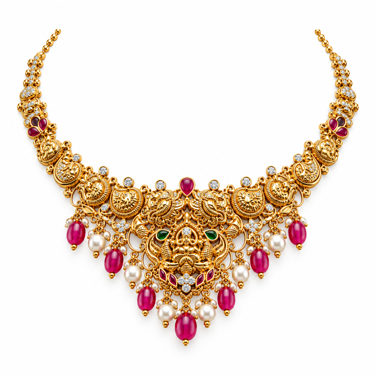 Semi Precious Short Necklace