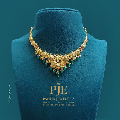 Semi Precious Short Necklace