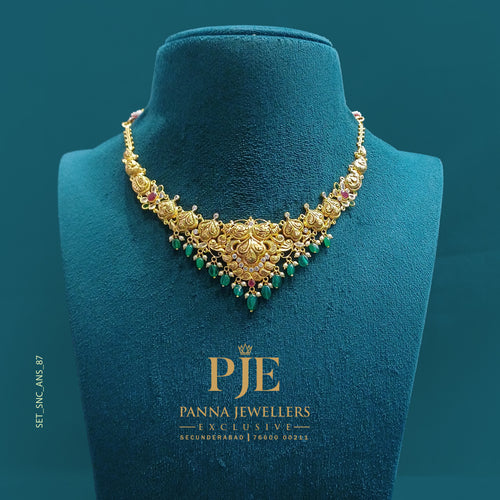 Semi Precious Short Necklace