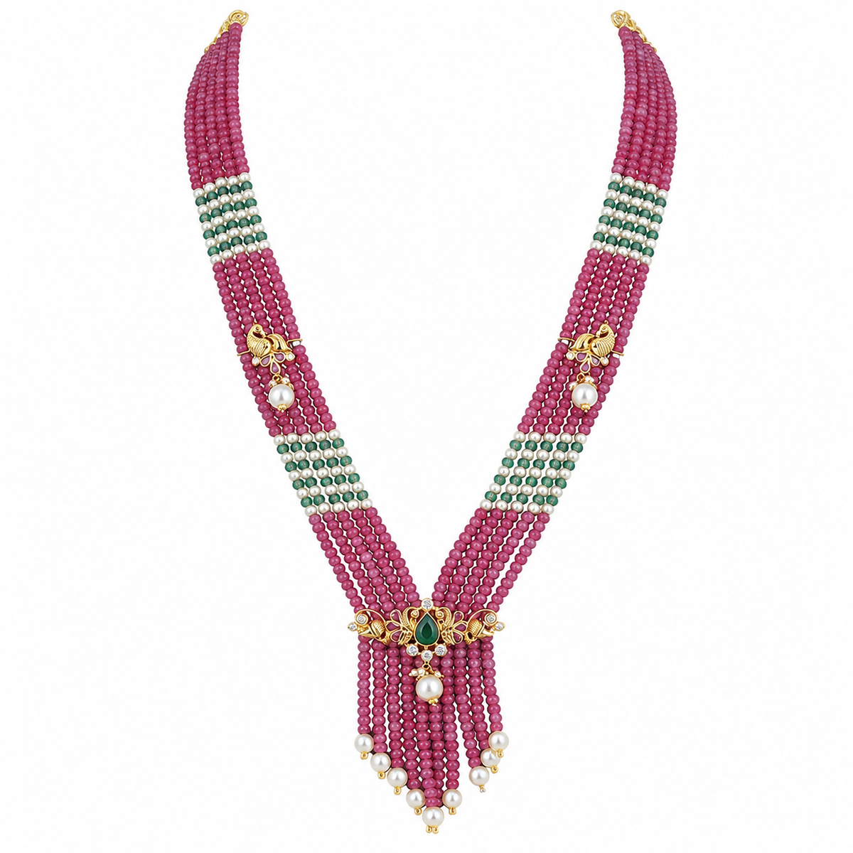 Semi Precious Beaded Necklace