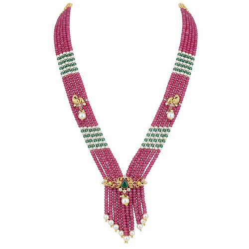 Semi Precious Beaded Necklace