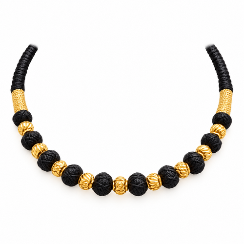 Ishwari 22KT Gold Antique Necklace