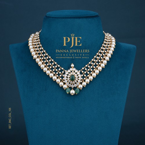 Semi Precious Short Necklace