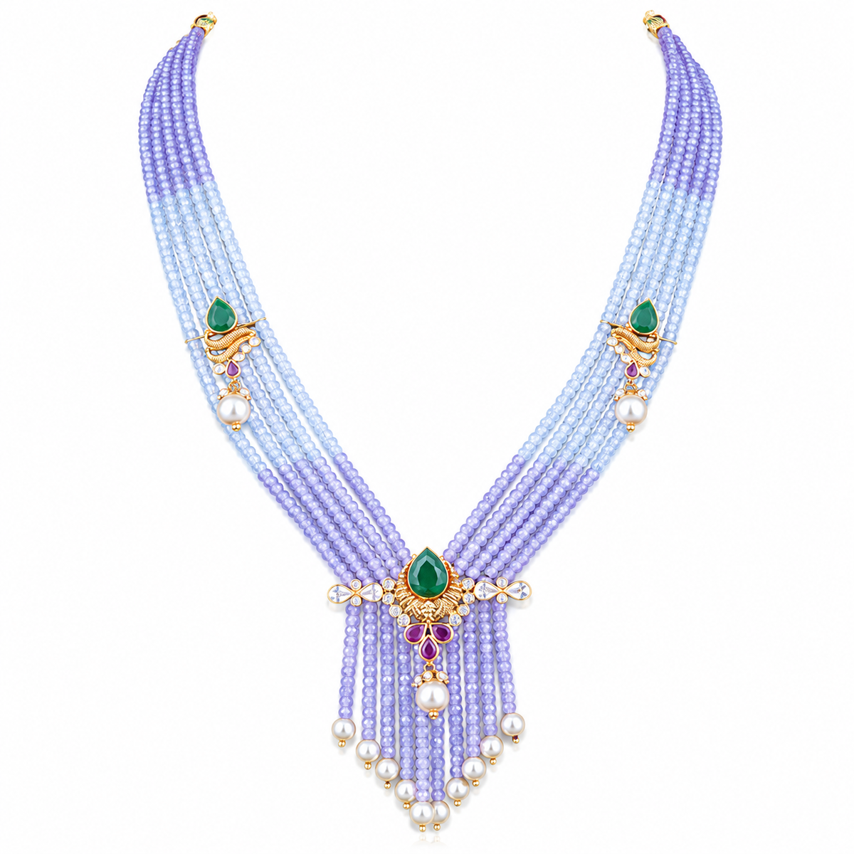Semi Precious Beaded Necklace