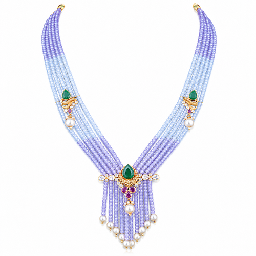 Bhuvana 22KT Gold Beaded Necklace