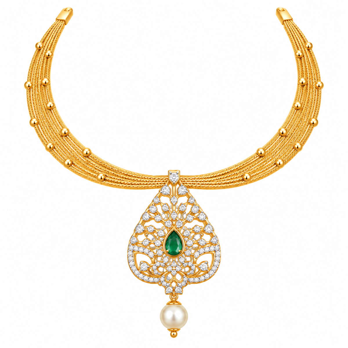 Niharika 18KT Gold Necklace