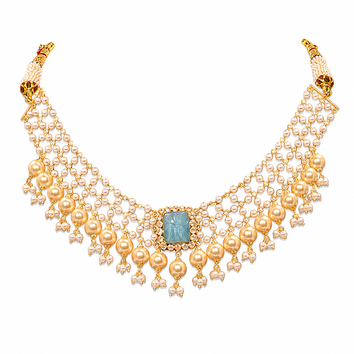 Semi Precious Short Necklace