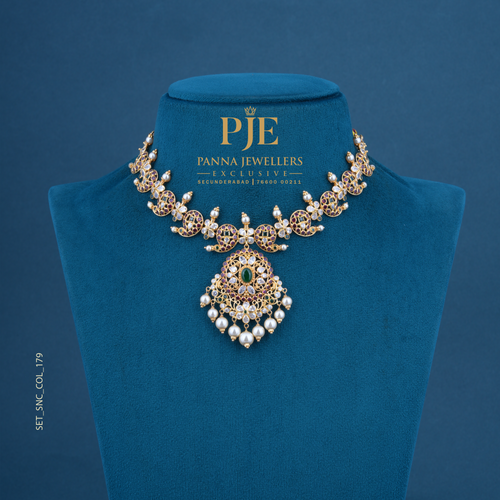Semi Precious Short Necklace