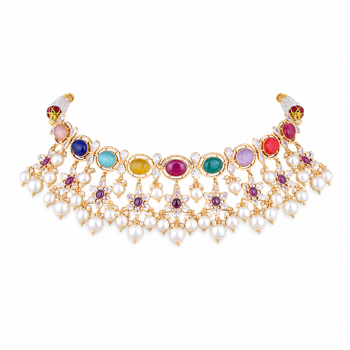 Semi Precious Short Necklace