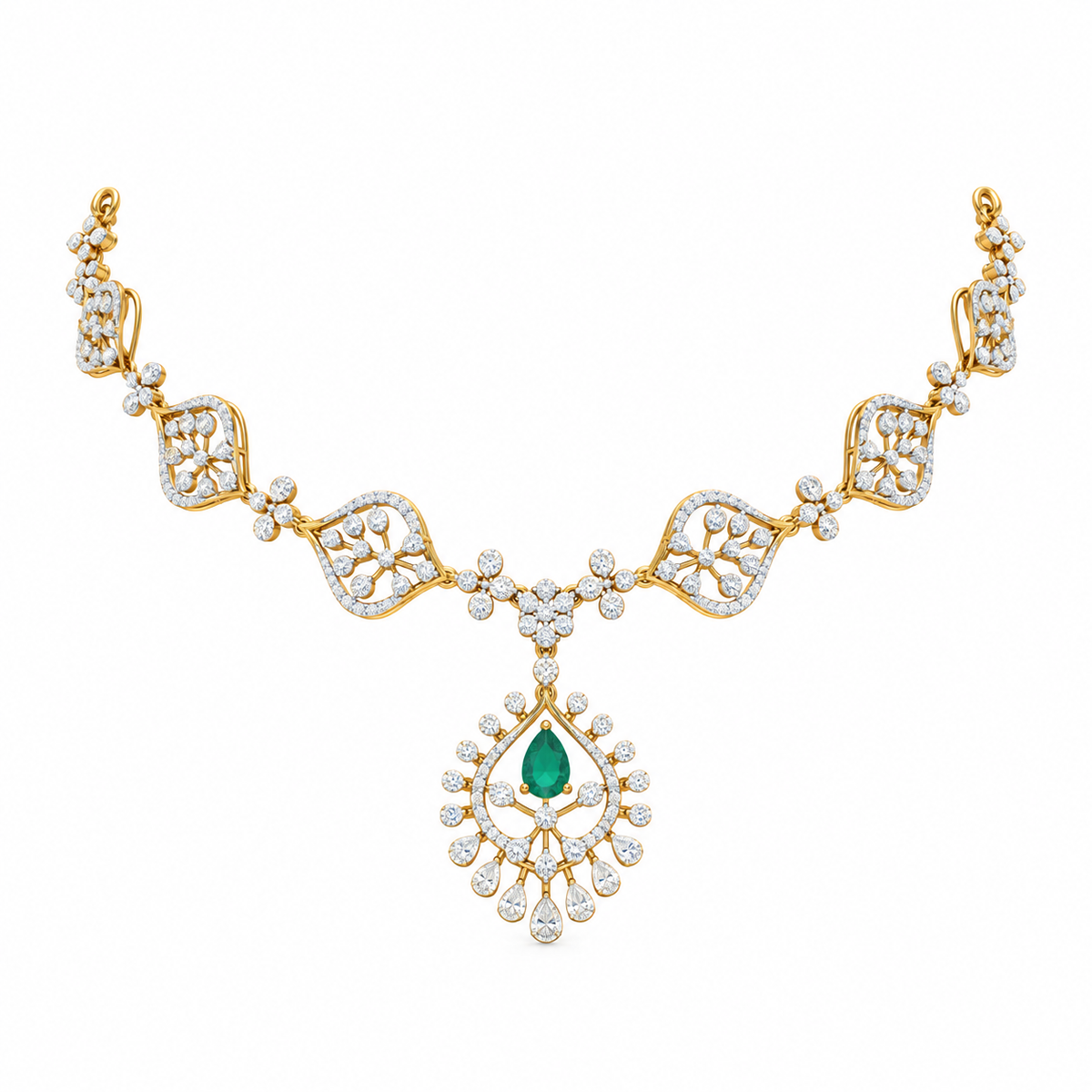 Semi Precious Short Necklace