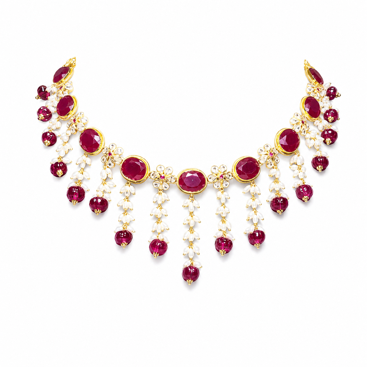 Semi Precious Short Necklace