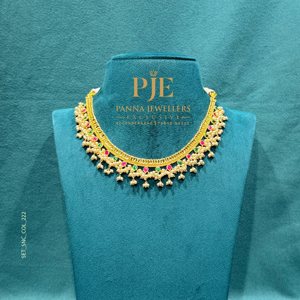 Semi Precious Short Necklace