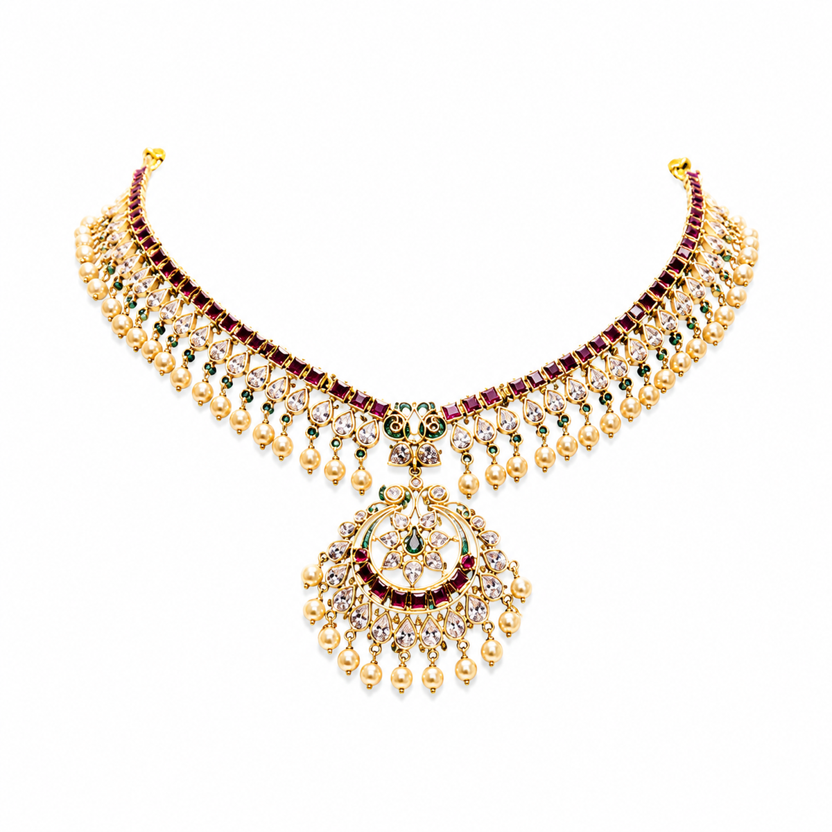 Semi Precious Short Necklace