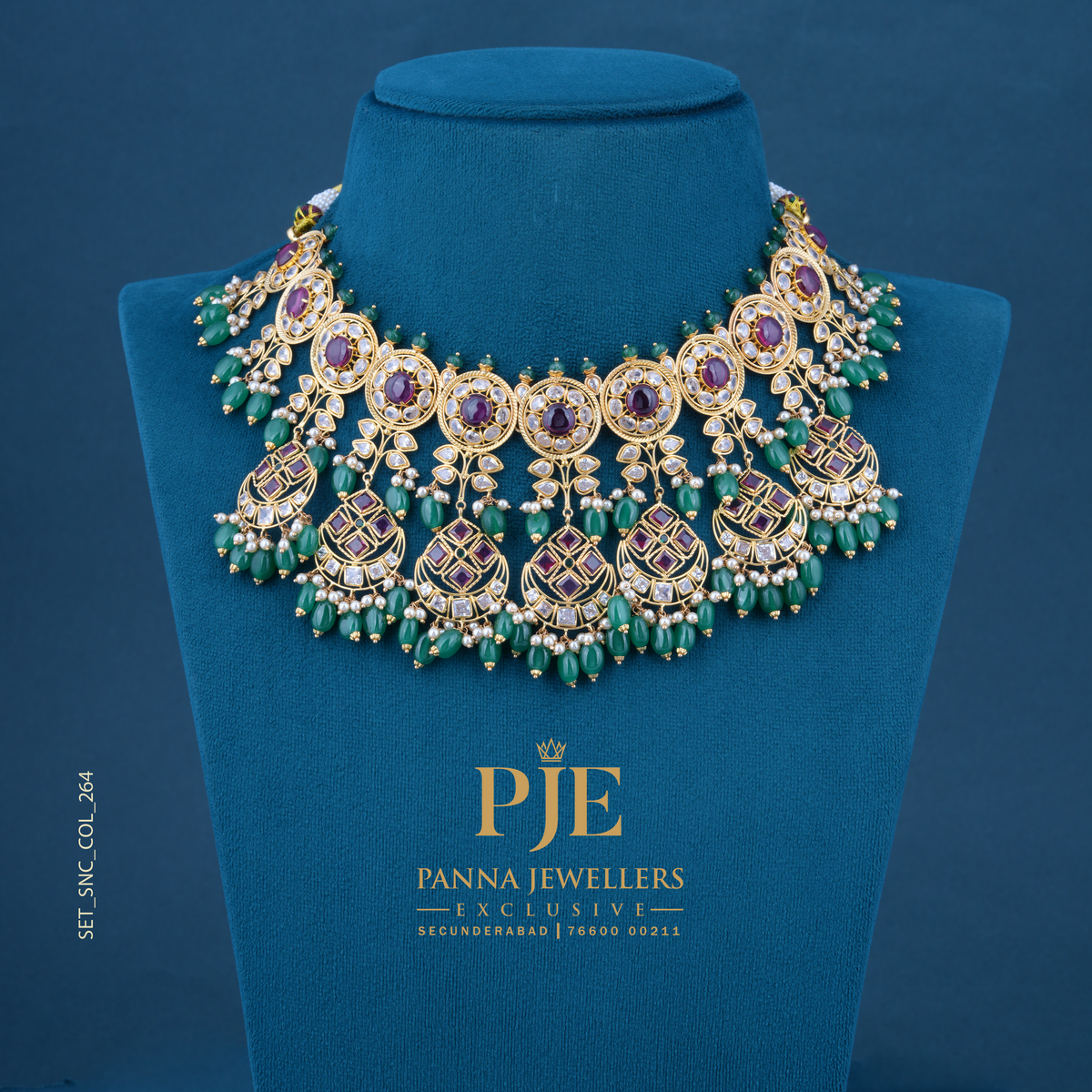 Semi Precious Short Necklace