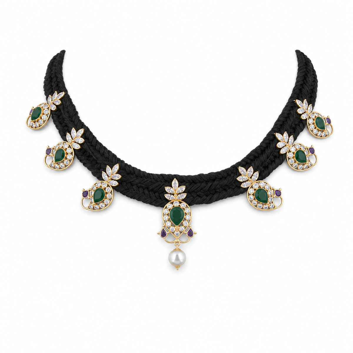 Semi Precious Short Necklace