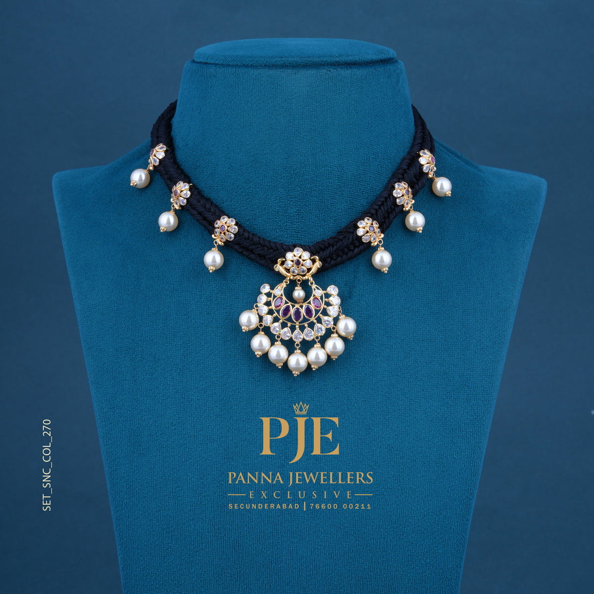 Semi Precious Short Necklace
